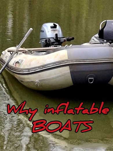 Inflatable Boat. the Truth They are the safest most reliable types of boats. the inflatable dingy is capable of going over twenty miles an hour while only weighing ninety pounds is still able to move twelve hundred pounds. capable of holding a fifteen horsepower motor. plus you can fold it up and put it in a bag. #boat #information #anothertimeanotherplace #documentary