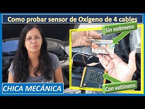 Como probar Sensor oxígeno de 4 cables - Con mutímetro y sin multímetro