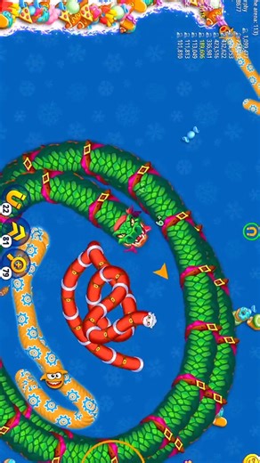 Wormszoneio magic gameplay! 🐍😅💯 #snakezone #Wormszoneio #shortsfeed #foryou