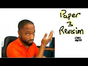 May 2019 - Paper 3 Solutions, Tips, Revision