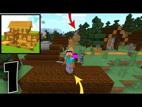 Robo Block Solo Survival | Cave Mining, Iron & Coal Discovery and Taiga Village Found | EP # 1