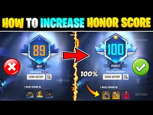 HOW TO INCREASE HONOR SCORE IN FREE FIRE || HONOR SCORE KAISE BADHAYE || INCREASE HONOR SCORE FF MAX