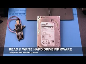 How to Read & Write Hard Drive & Computer BIOS Firmware to SPI Flash Memory Using CH341a Programmer