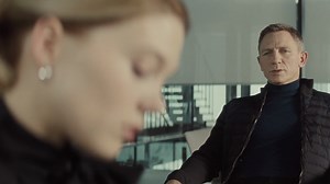 “I kill people… small world eh?” Bond (Daniel Craig) meets Dr Madeleine Swann (Léa Seydoux) for the first time in SPECTRE (2015). The Ice Q restaurant in Sölden, Austria was the location for the Hoffler Klinik where Dr. Swann works. | James Bond 007