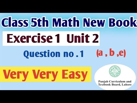 Math class 5th | unit 1 exercise 1 |question number 1 | find HCF May 1