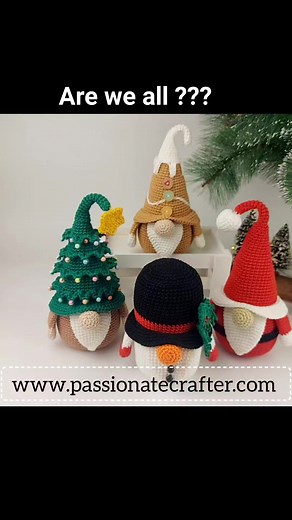 4.3K views · 201 reactions | Are we all or is there more? With me you never know... The Christmas gang had a field day today and I managed to take some great pictures. The big question remains though should I add a few more? #crochet #Christmascrochet | Passionatecrafter | Facebook