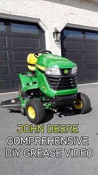 John Deere Comprehensive DIY Grease Video #johndeere #lawnmower #lawncare #maintenance #grease #diy
