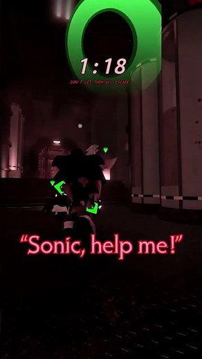 Sonic help me! #shorts #roblox #outcomememories