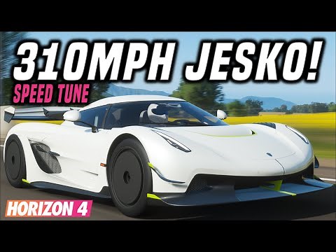 FH4 | Koenigsegg Jesko Top Speed Tune | 310MPH/500KPH!