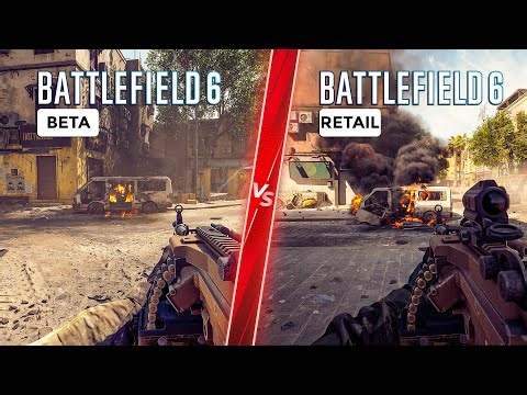 Battlefield 6 Beta vs Retail - Direct Comparison! Attention to Detail & Graphics! PC ULTRA 4K