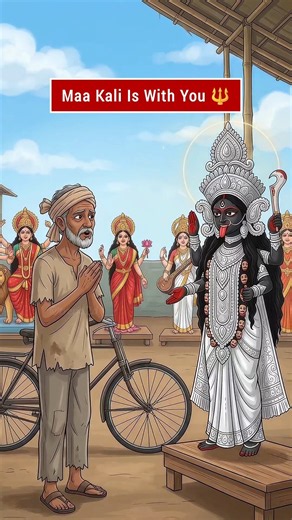 When Maa Kali Enters a Devotee’s Home, Faith Turns Into a Divine Miracle #shorts #maakali #navratri