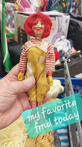 2.7K views · 36 reactions | 1976 articulate Ronald McDonald Doll Articulating Head. So cool! #thriftstorefinds #ronaldmcdonald #vintage #vintagetoys #vintage #thriftingfinds | Art GaLaur Vintage Co | Facebook