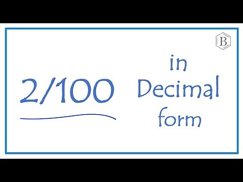 2/100 as a Decimal