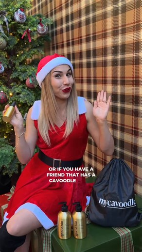 mycavoodle on Instagram: "What do you buy the family member, friend or colleague whose Cavoodle is basically their firstborn child? 👶🐶 If you know someone who’s obsessed with their pup? Skip the boring gifts… give them the good stuff. 🎁✨ Dog shampoo in a Gold-bottle that keeps their fluffy baby soft, knot-free, itch-free and smelling delicious all summer long.⁠ ⁠ Trust us...this is the gift that actually gets used on the real favourite in the family. 😉⁠ ⁠ Tag someone you know who would love 