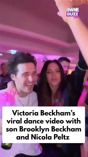 Victoria Beckham dancing with son Brooklyn Beckham and daughter-in-law Nicola Peltz goes viral amid reports of a family rift #DavidBeckham #BrooklynBeckham #victoriabeckham #hollywood #viralvideo #NicolaPeltz #trendingvideo | IWMBuzz
