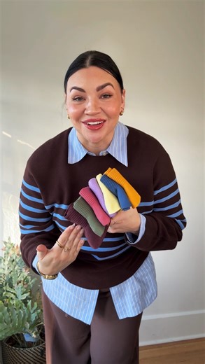 Sarah Morales on Instagram: "Let’s talk SOCKS!! Especially with my clothing options being so limited right now I’m leaning on my socks and accesories to do all the heavy lifting and socks are such an easy affordable way to help me feel like I put that extra touch on my outfit. The @uniqlousa sock wall is my go to for price and color selection. They really just can’t be beat. If you are oookong for fun patterns and textures I love @hanselfrombasel @anthropologie and @lebonshoppe too❤️ #midsize #m