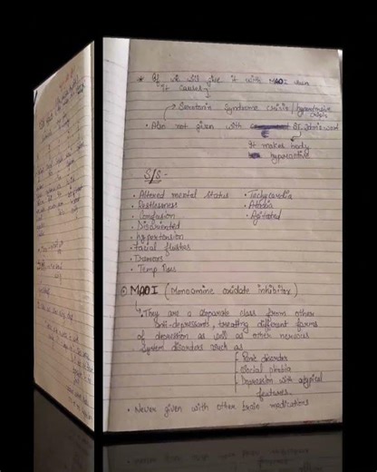 Psychiatric -2 !#handwrittennotes #nclexstudyguide #shorts #nursingexam | by nclex study channel✅