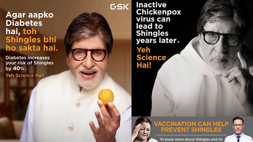 Ad of the day: GSK India’s ‘Shingles campaign’ with Amitabh Bachchan and Manoj Pahwa