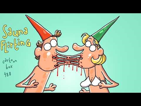 Flirting in a Sauna | Cartoon Box 488 | Hilarious Cartoons