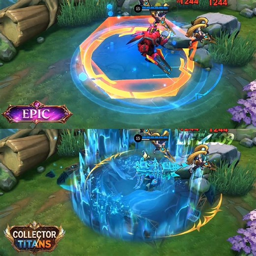 grock collector skin vs epic skin#mlbbindonesia#mlbbcreatorcamp#mobilelegends#mlbbindonesia