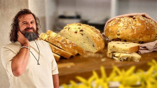 Velikonoce s Josefem Maršálkem: Jak na nadýchaný voňavý mazanec podle receptu od cukráře, zjistíte díky videu