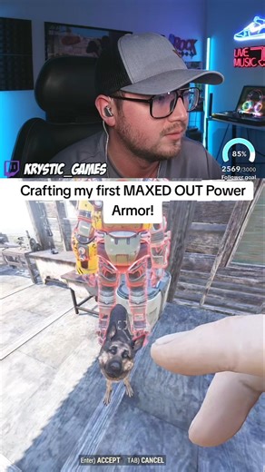 Made my first Power Armor in Fallout 76 Last night! Now on to the next!😂🙏🏻 #fallout4 #fallout76