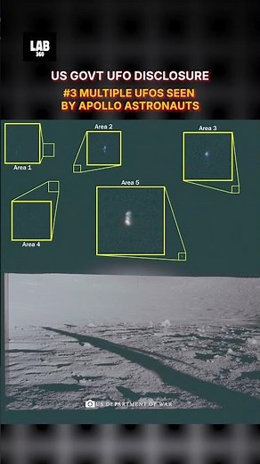 Multiple UFOs Caught On Camera From Moon Surface By Apollo Astronauts #trending #lab360 #alien