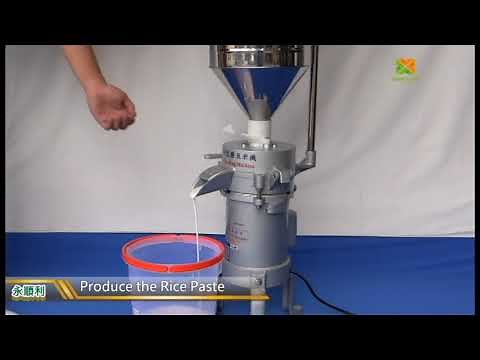 Using Instant Wet Rice Grinder to grind rice And Clean Process of Wet Rice Grinder