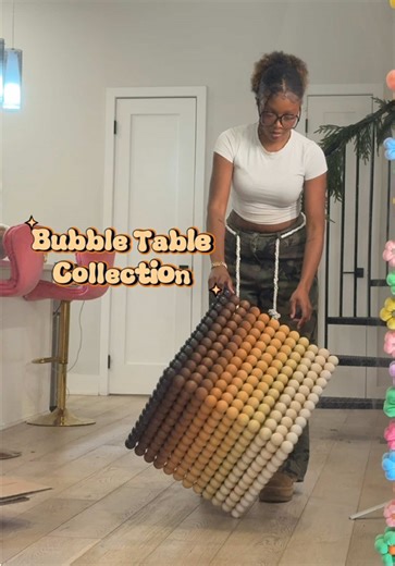 Creating my Bubble Table Part 3!💕 An addition to The Bubble Collection Commissions are officially open for this design. Pick your own color wave, finish, size and shape ♡ #HomeDecorInspo #thehomedepot #homedepot #InteriorDesignIdeas ModernHomeDecor UniqueHomeDecor HomeStyling SmallSpaceDesign DIYFurniture UpcycledDesign FunctionalArt DIYProjects MakerCulture DIYDecor FurnitureDesign