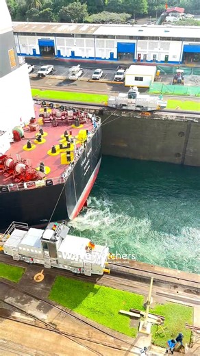 The canal moves slowly on purpose. So you have time to remember who you were when you passed through. #PanamaCanal #LifeAtSea #WaveWatchers #SeafarerLife #panama | Wave Watchers