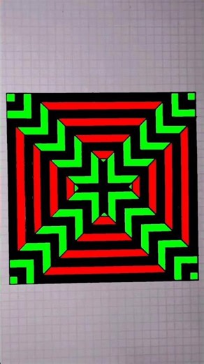 3D drawing and gradient coloring is so easy #drawing #art #3dart #3d #رسم_سهل #رسم