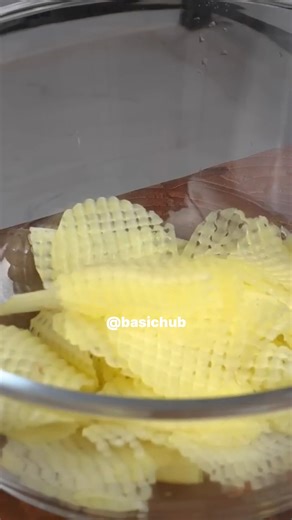 The Secret to the CRUNCHIEST Wavy Chips Ever MadeI cracked the code. 🔐 This isn't just another chips recipe—this is the quest to create the most visually satisfying and CRUNCHIEST homemade wavy chips you've ever seen. Watch the entire hypnotic process, from a simple potato to a golden, perfectly wavy chip. The secret isn't just the cut... it's the one mysterious ingredient I added at the very end that makes all the difference. You have to see (and hear) the final result. The sound of the CRUNCH