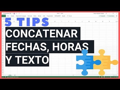 5 Tips in Excel to concatenate dates, hours and text @EXCELeINFO
