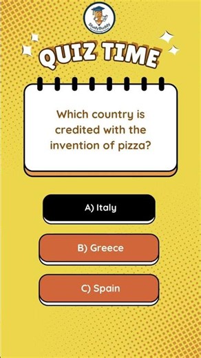 Which Country Invented Pizza? 🍕🇮🇹 | Geography Quiz #shorts