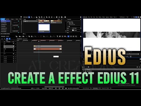 Create a Effect On Edius 11 | Edius 11 Tutorial | Edius