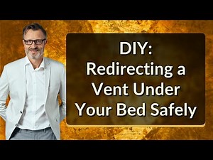 DIY: Redirecting a Vent Under Your Bed Safely