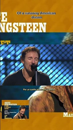 Bruce Springsteen - Born to Run (Live In Barcelona). #rock #musica #brucespringsteen