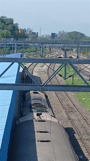 Top view of train #view #reels