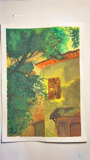 This Was My First Watercolor Painting… Worth It? 🎨✨