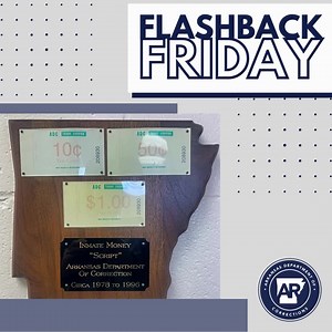 Long before the inmate banking systems now in use, ADC inmates would use coupons known as “scripts” to purchase commissary. #FlashbackFriday #ARDOCHistory | Arkansas Department of Corrections
