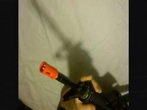 How to remove airsoft flash hider (orange tip)