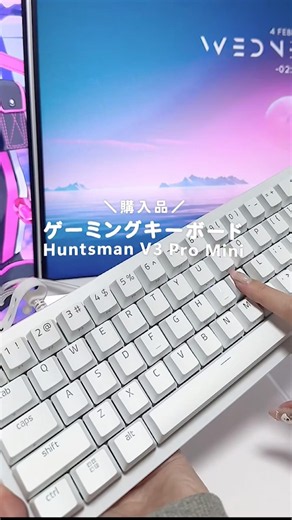はじめてのラピトリ！Razer Huntsman V3 Pro Mini