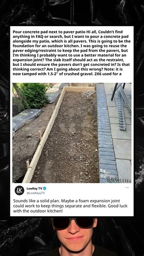 Concrete Pad Tips for Outdoor Kitchen