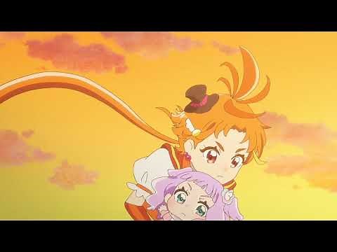 [1080p] Hirogaru sky precure : Cure Wing first fight 「ひろがるスカイプリキュア」