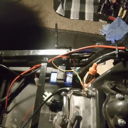 Grounding GY6 wire harness.