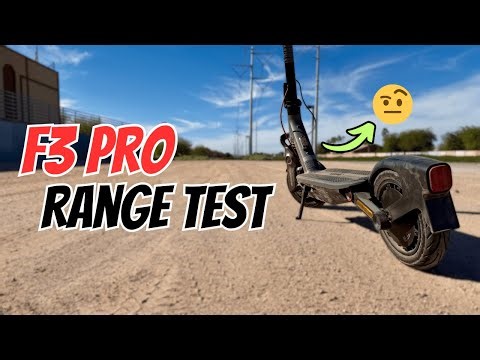 Segway Ninebot F3 Range Claims vs Reality | Real-World Range Test