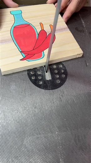 Crazy Cut Painting | Cutting Wood Panel Painting Ep154 | Instagram