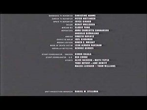 The Girl With The Dragon Tattoo (2011) End Credits (Starz 2012) Small Preview