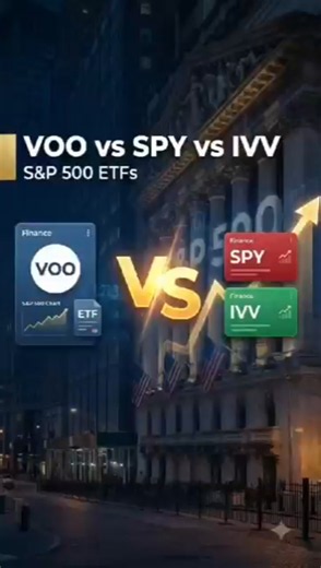 VOO vs SPY vs IVV: S&P 500 ETFs Explained 📈