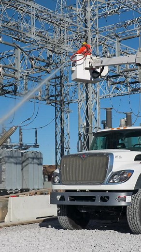 Washing high voltage power equipment?! Sounds unusual but it helps us deliver reliable electricity to your home and business. Go behind the scenes with Adam as he explains how washing substation equipment helps reduce unexpected power outages and improves safety for our crew. And the best part? This work happens without any power disruption to Calgarians. #PowerDistribution #Electricity #YYC #BehindTheScenes #Calgary | ENMAX